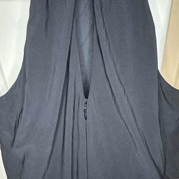 MSK Black Jumpsuit with pearl collar - Size M - Picture 5 of 10